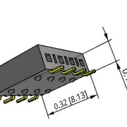 samtec SSM-104-L-SH-TR image