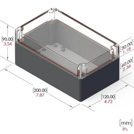 RB85P12C24G Serpac Electronic Enclosures