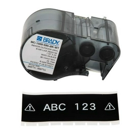BRADY MC-1500-595-BK-WT image